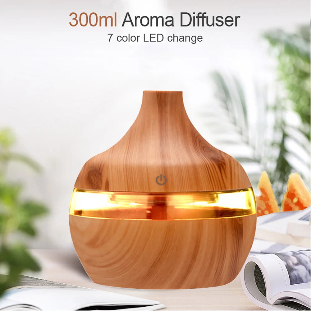 300ML Water Capacity Air Humidifier/ Essential Oil Diffuser - Easier Life Emporium