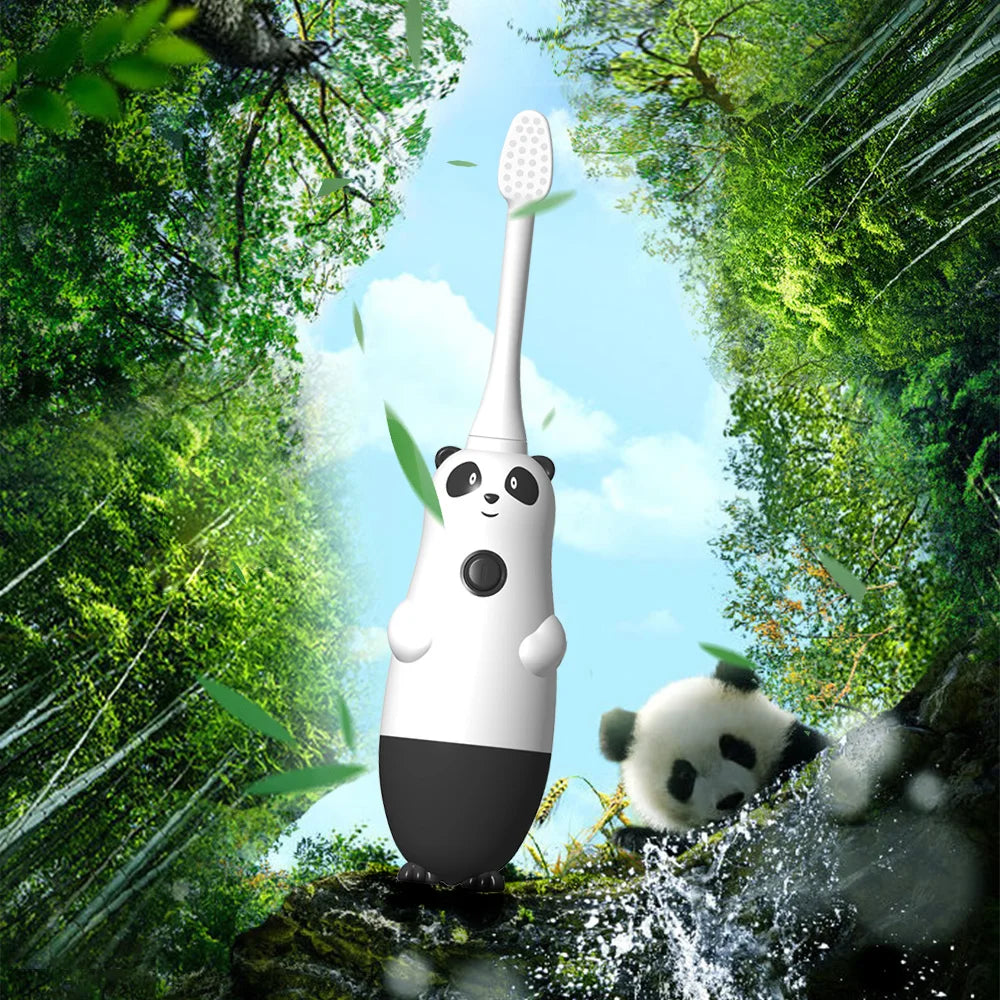 Panda Kids electric Children's Toothbrush Soft Cleaning - Easier Life Emporium