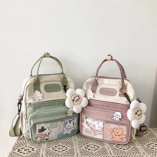 Portable Travel Bag Female Small Schoolbag Backpack - Easier Life Emporium