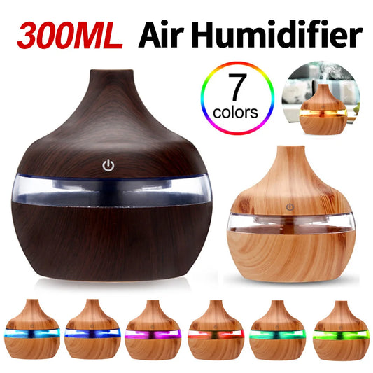 300ML Water Capacity Air Humidifier/ Essential Oil Diffuser - Easier Life Emporium