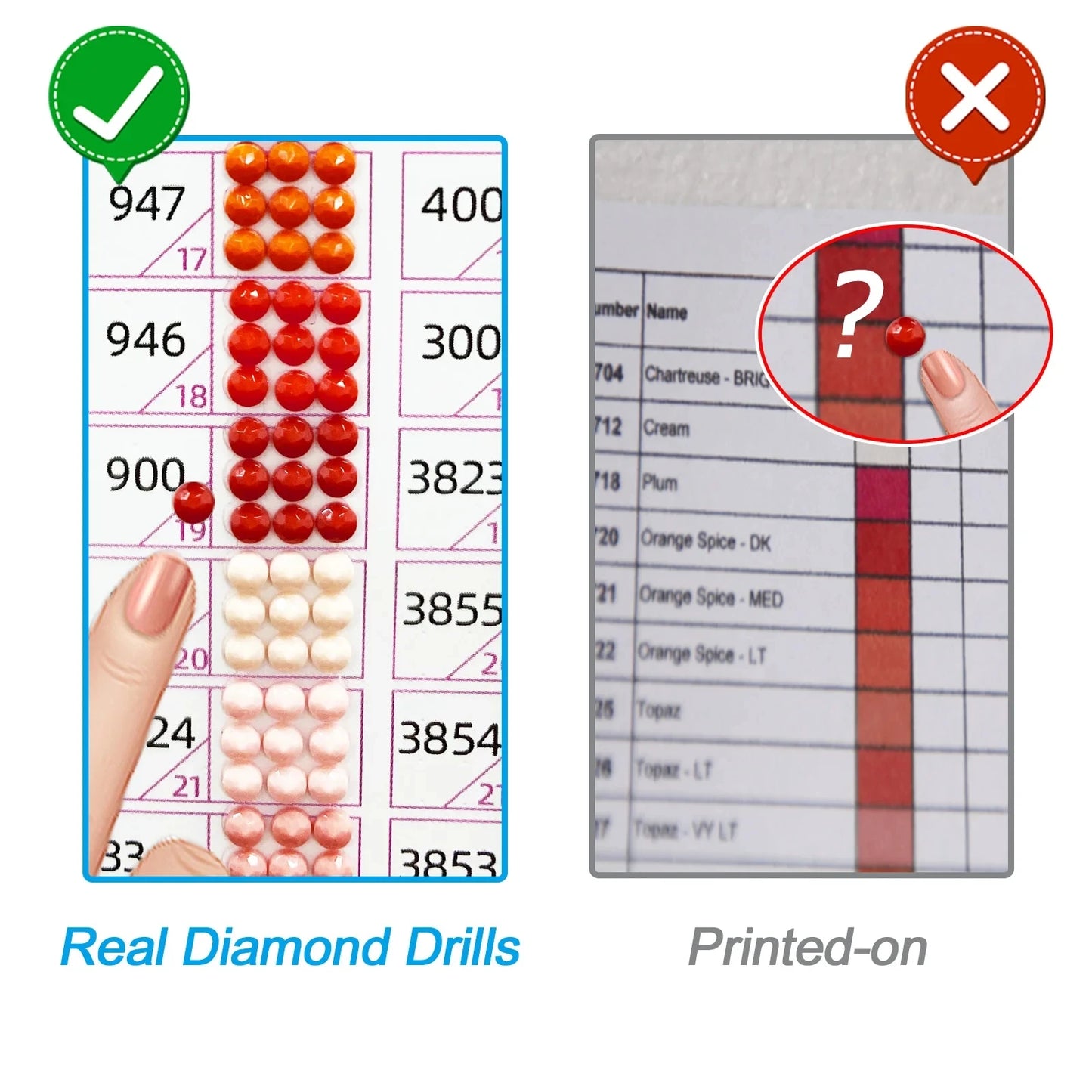 Diamond Painting Accessories  Full 445 DMC Color Card Chart - Easier Life Emporium