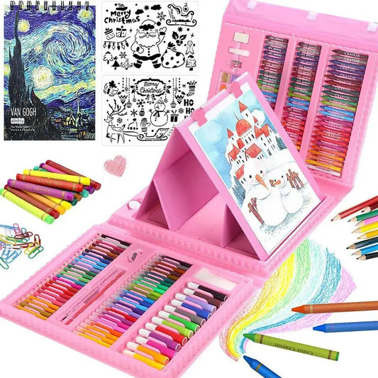 208Pcs Drawing Art kit with Double Painting Supplies - Easier Life Emporium