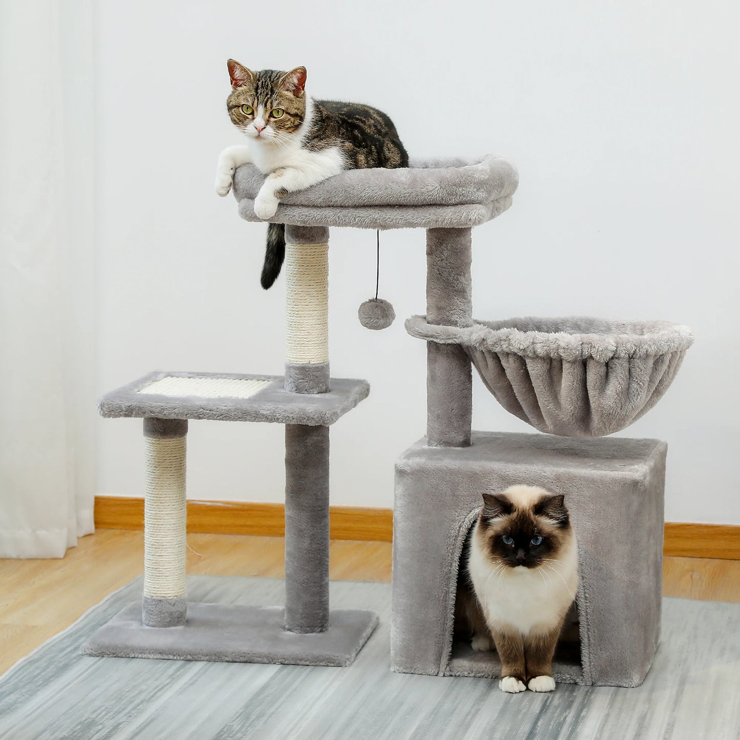 Cat tree Cat Tower for Indoor Cats Scratching Posts - Easier Life Emporium