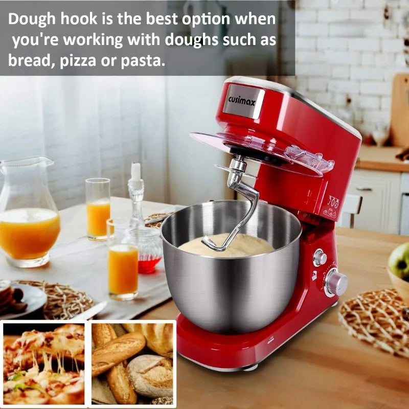 Stand Mixer with 5-QT Stainless Steel Bowl, Tilt-Head - Easier Life Emporium