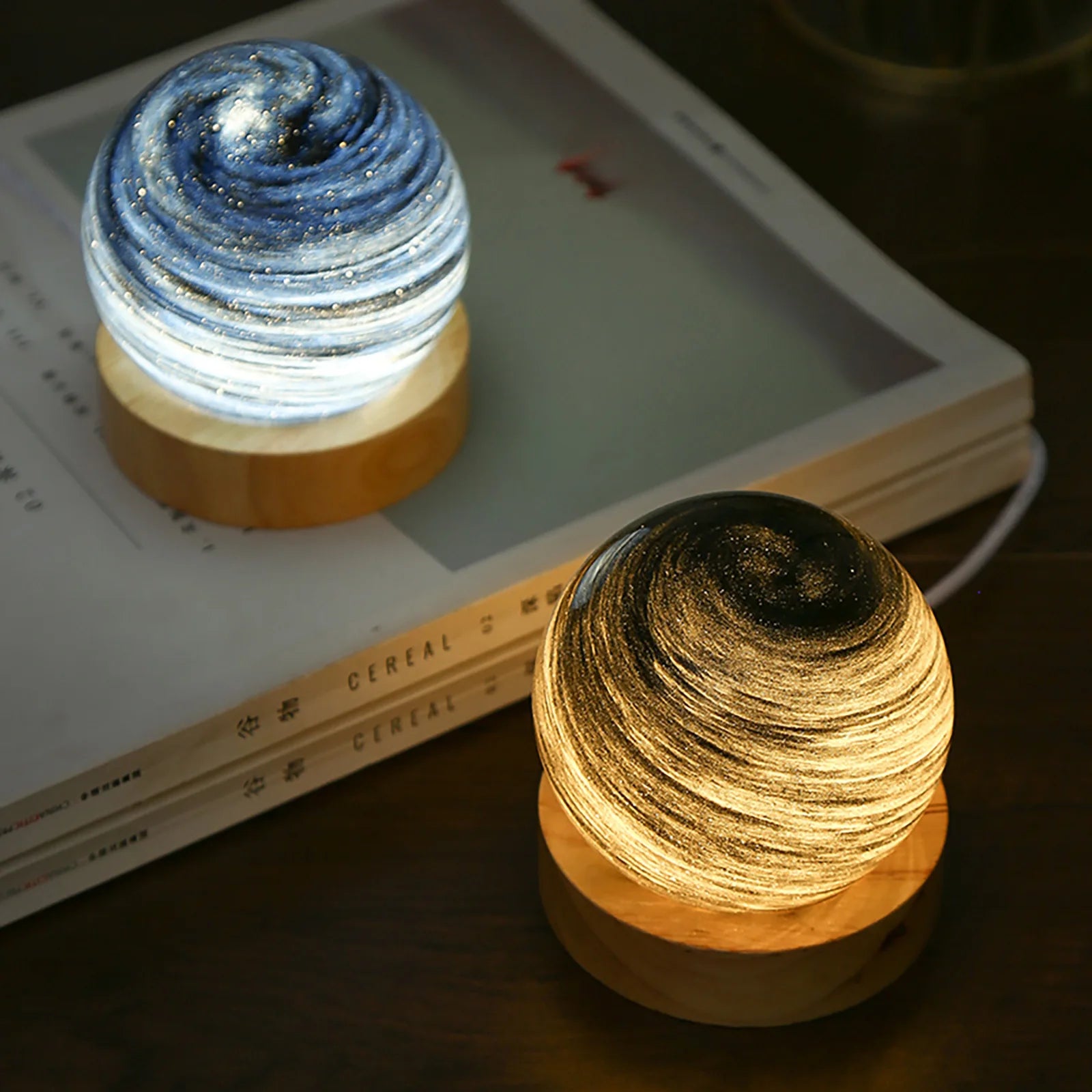 3D Planet Crystal Ball LED Night Light - Easier Life Emporium