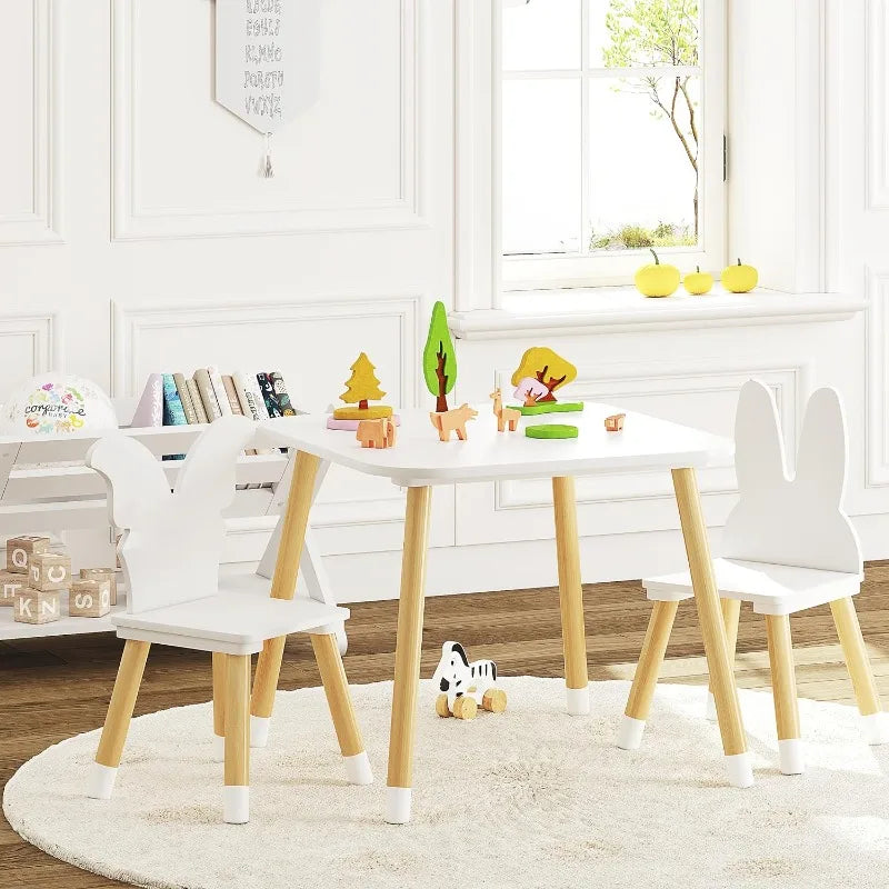 Kids Table with 2 Chairs Set - Easier Life Emporium