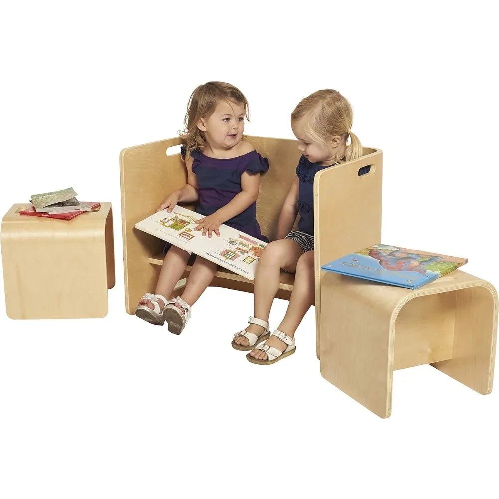 3-Piece Children's Table With Chairs - Easier Life Emporium