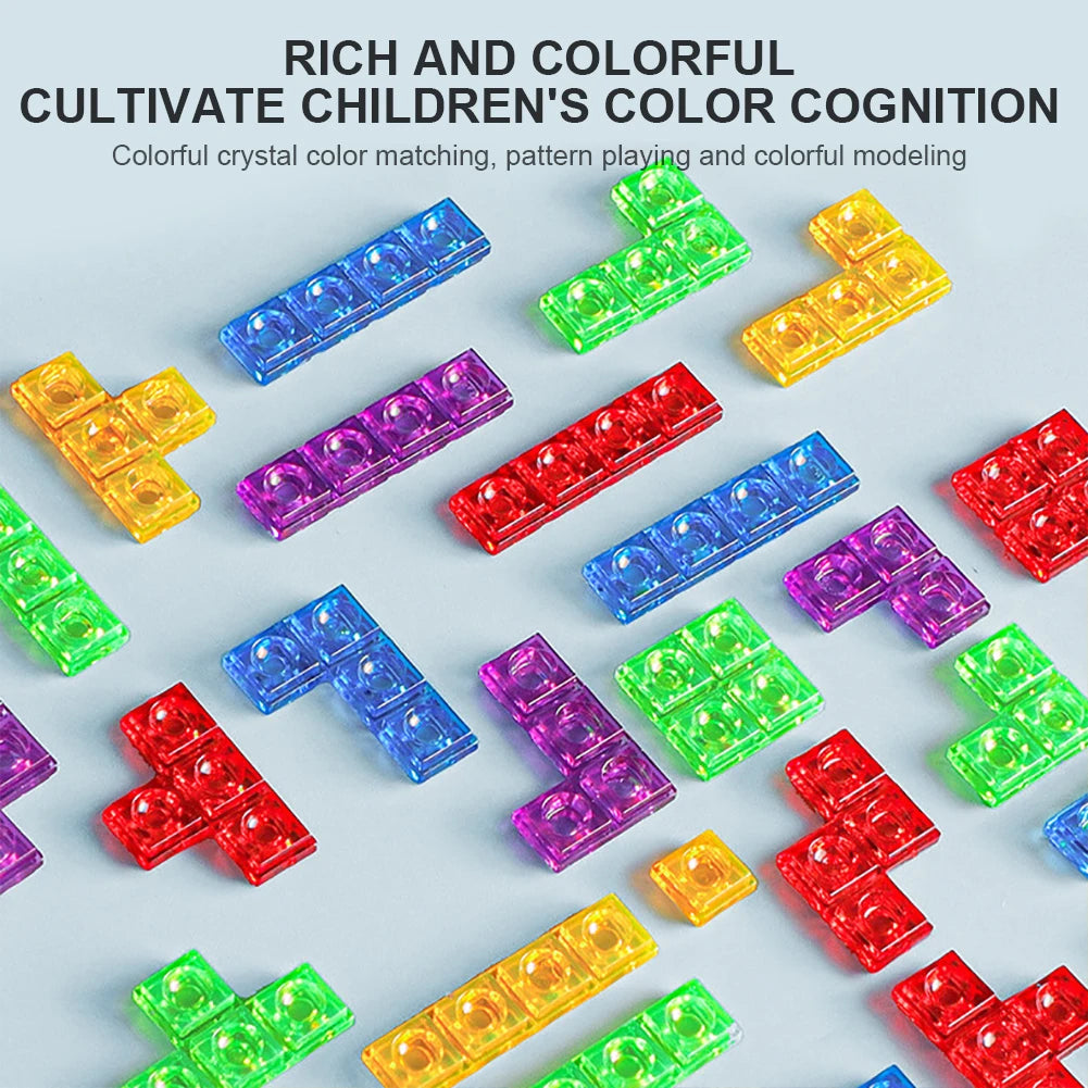 3D Educational Blocks Game Colorful Educational Interactive Toys - Easier Life Emporium