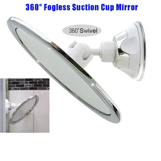 Fogless Makeup Mirror With Holder Suction Cup